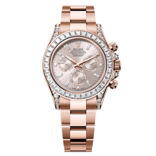 Rolex Daytona Oyster, 40 mm, Everose gold and diamonds126595TBR super clone