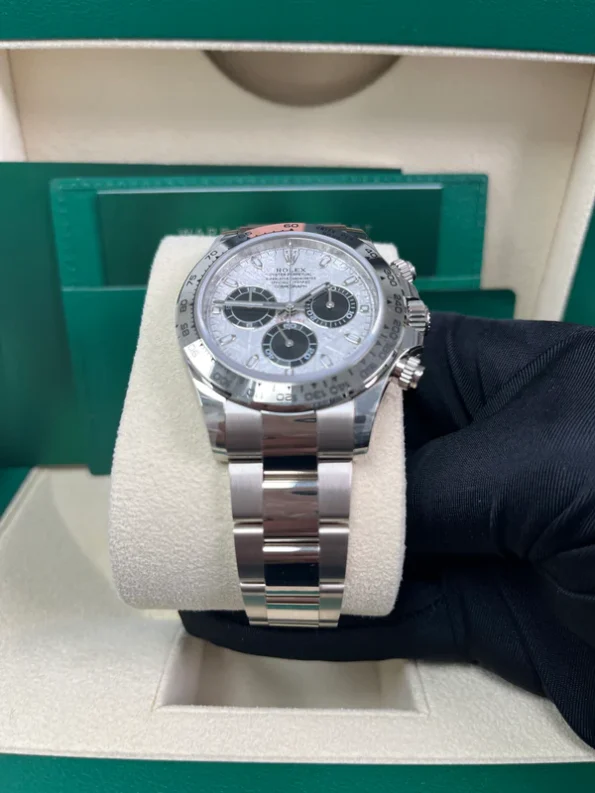 Rolex Cosmograph Daytona Ghost 116519LN with Grey Sunburst Dial Super Clone - Image 7