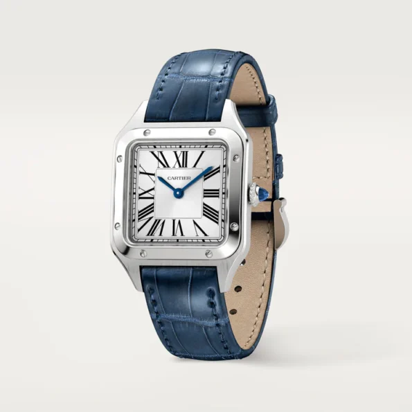 CARTIER SANTOS-DUMONT Blue Strap 38mm - Image 2