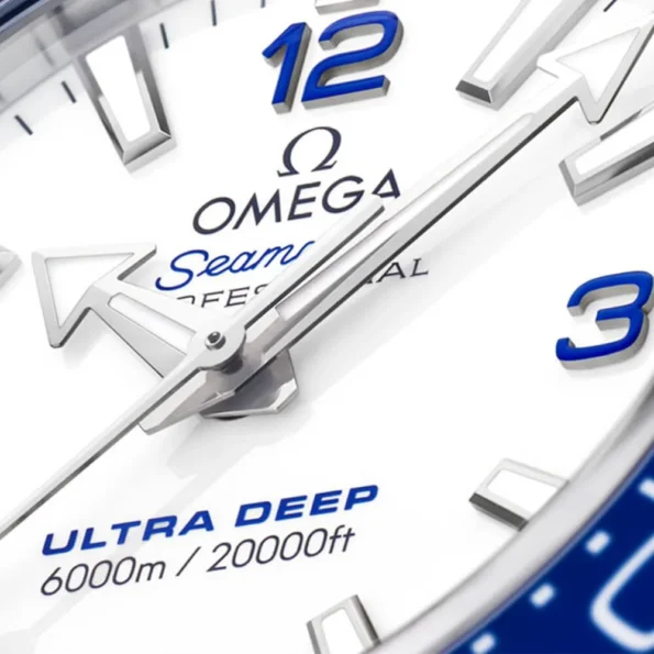 OMEGA Seamaster Planet Ocean Ultra Deep 6000m White Dial Strap Watch - Image 2