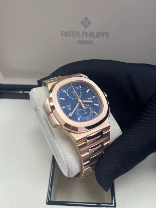 PATEK PHILIPPE NAUTILUS FLYBACK CHRONOGRAPH TRAVEL TIME 40.5MM 5990/1R-001 - Image 8