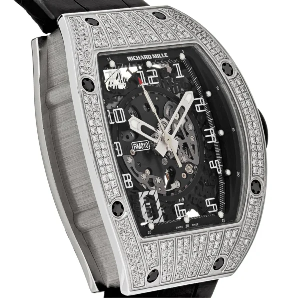 Richard Mille RM 010 Automatic White Gold Diamond Set - Image 2