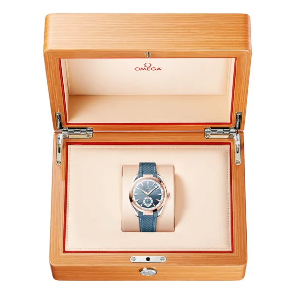 OMEGA Seamaster Aqua Terra 41mm Small Seconds Two-Tone Blue/Grey Dial Watch - Image 3