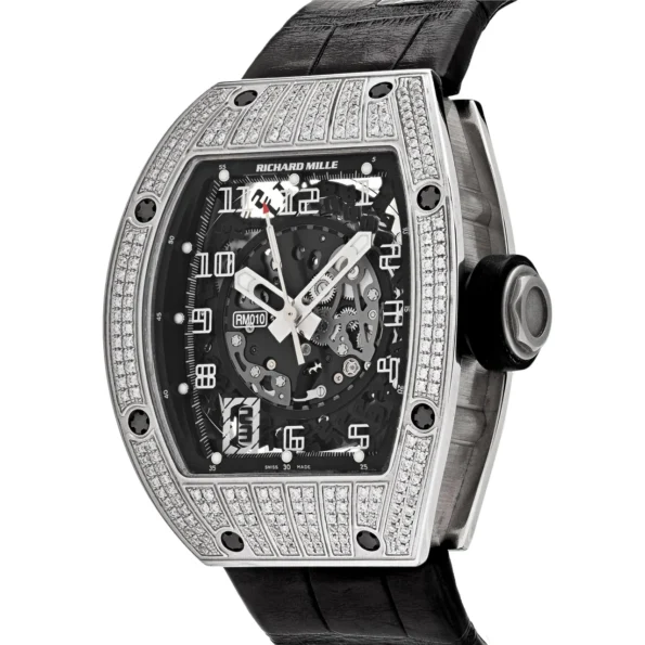 Richard Mille RM 010 Automatic White Gold Diamond Set - Image 3