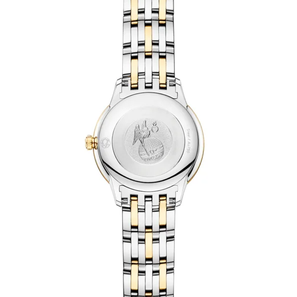 OMEGA De Ville Prestige 27.5mm Two-Tone White Mother of Pearl Dial Bracelet Watch - Image 2