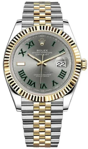 Rolex DATEJUST Oyster, 36/41mm, Oystersteel and yellow gold M126233-0035