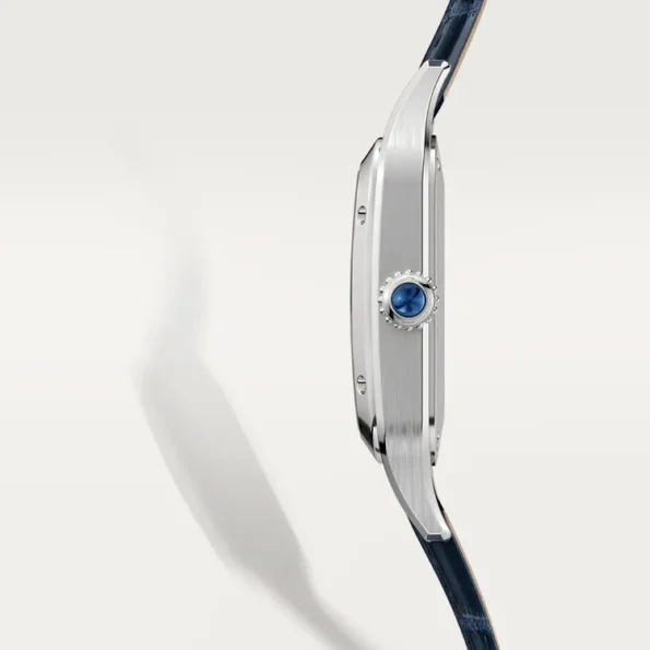 CARTIER SANTOS-DUMONT Blue Strap 38mm - Image 8