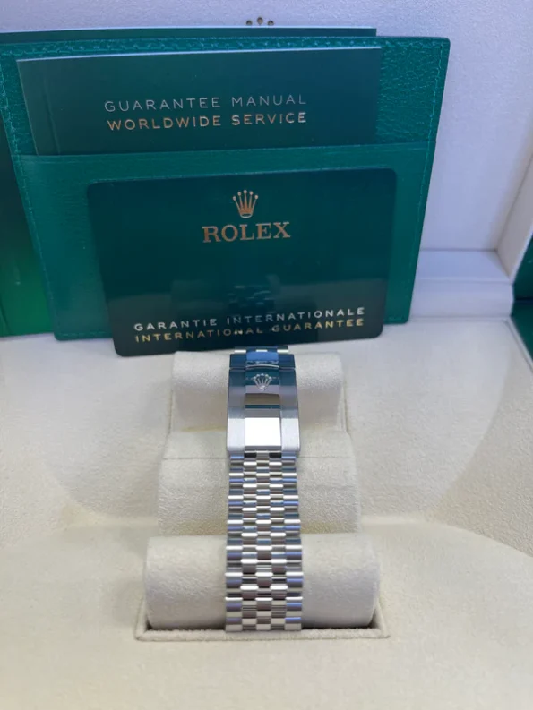 Rolex Datejust 36/41mm Mint Green Fluted Dial Stainless Steel Jubilee and Fluted Bezel 41mm Super clone - Image 7