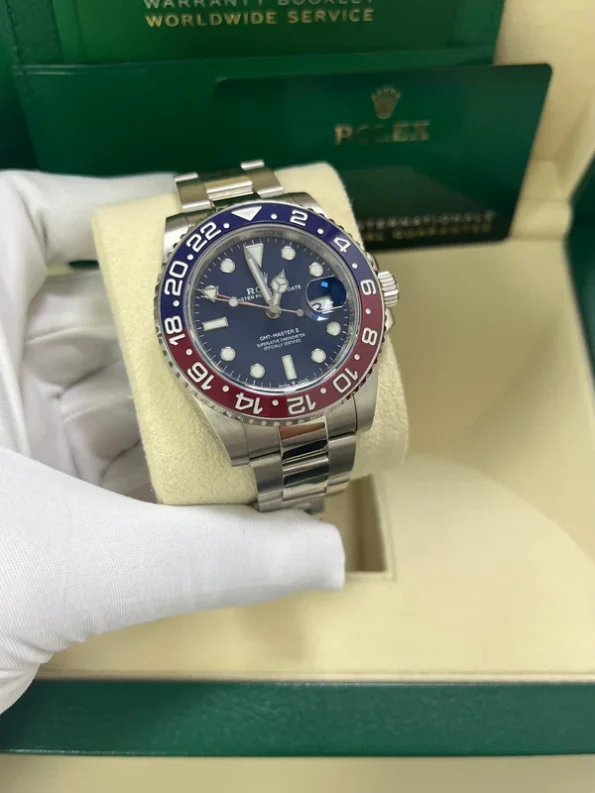 Rolex GMT-MASTER II Oyster, 40 mm, white gold M126719BLRO-0003 - Image 7