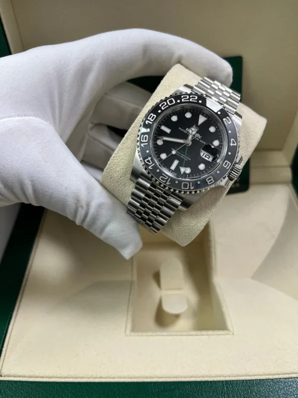 Rolex Bruce Wayne GMT Master II 126710grnr-0003 Black/Grey two-tone ceramic bezel Stainless Steel (40mm) Super Clone - Image 8