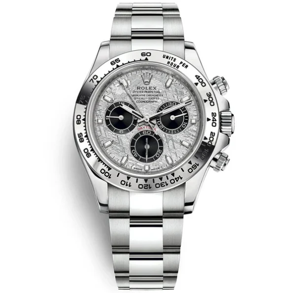 Rolex Cosmograph Daytona Ghost 116519LN with Grey Sunburst Dial Super Clone